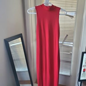 Fashion Nova Red Maxi Dress - Small